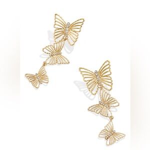 Baublebar Gold Butterfly Earrings